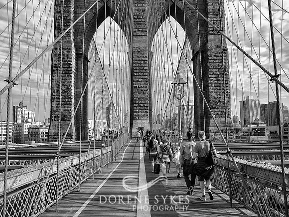 Crossing the Brooklyn Bridge