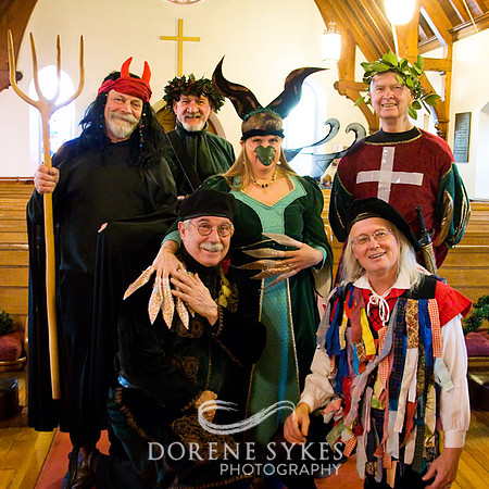 The Mummers troupe